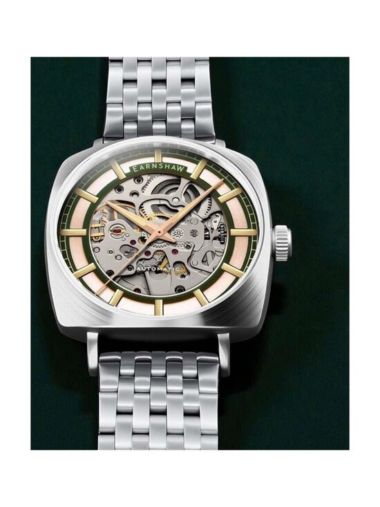 NWT Thomas Earnshaw Moorgate Rose Gold-tone Dial Men\'s Watch